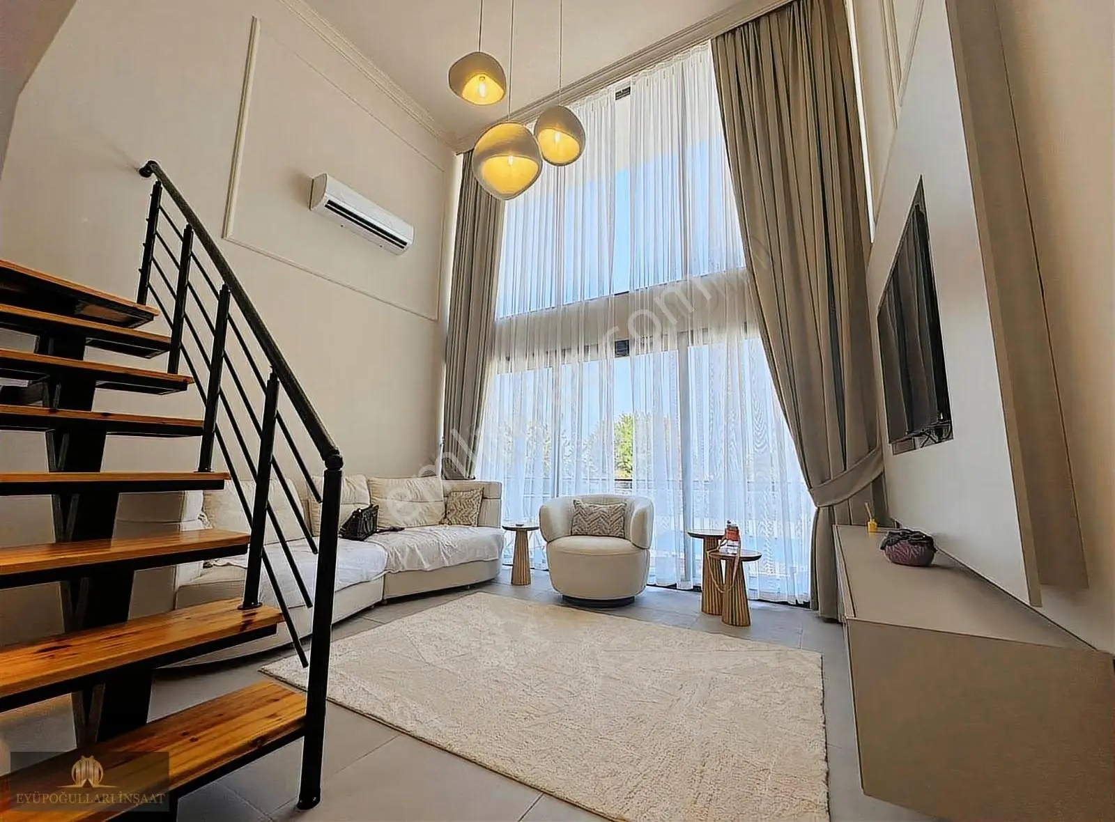 Girne Alsancakta 2+1 90 M2 Loft Dubleks Daire