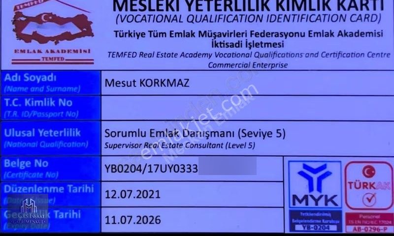 Mesken Emlakdan Pırlanta Düğün Salonu Karşısı 4 Katlı Müstakil - Görsel 9