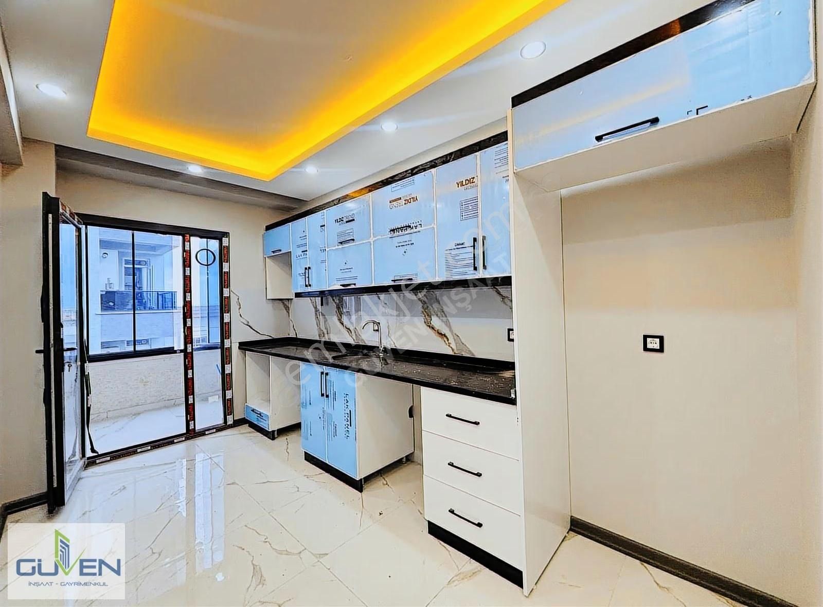 Güven'den Çerkezköy'de Yerden Isıtmalı Ebeveyn Banyolu 2+1 Daire