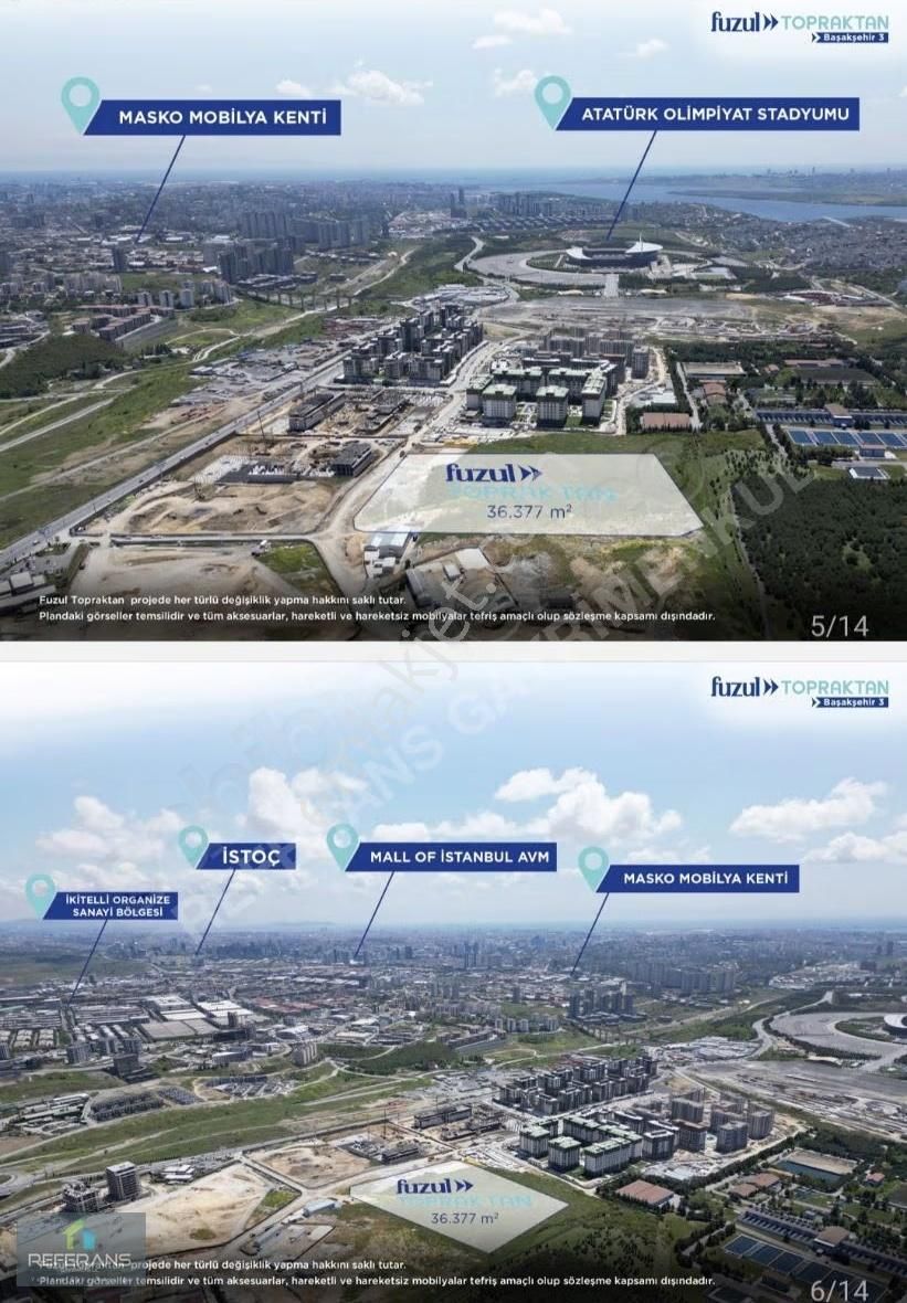 Fuzul Topraktan Başakşehir 3* 2.765.000 Peşinat 2+1b Arsa Payı - Görsel 16