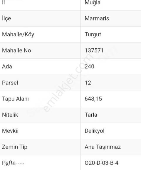 Ahmet Ayardan Delikyol Turizm İmarı Deniz Kenarı 1575 Metrekare - Görsel 3