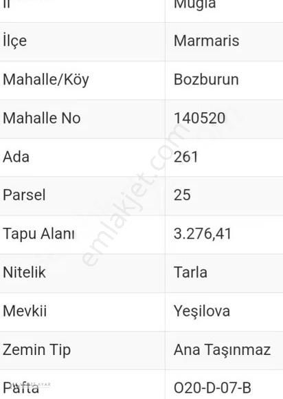 Ahmet Ayar Dan Yeşilova Deniz Manzaralı 3276 Metrekare - Görsel 5