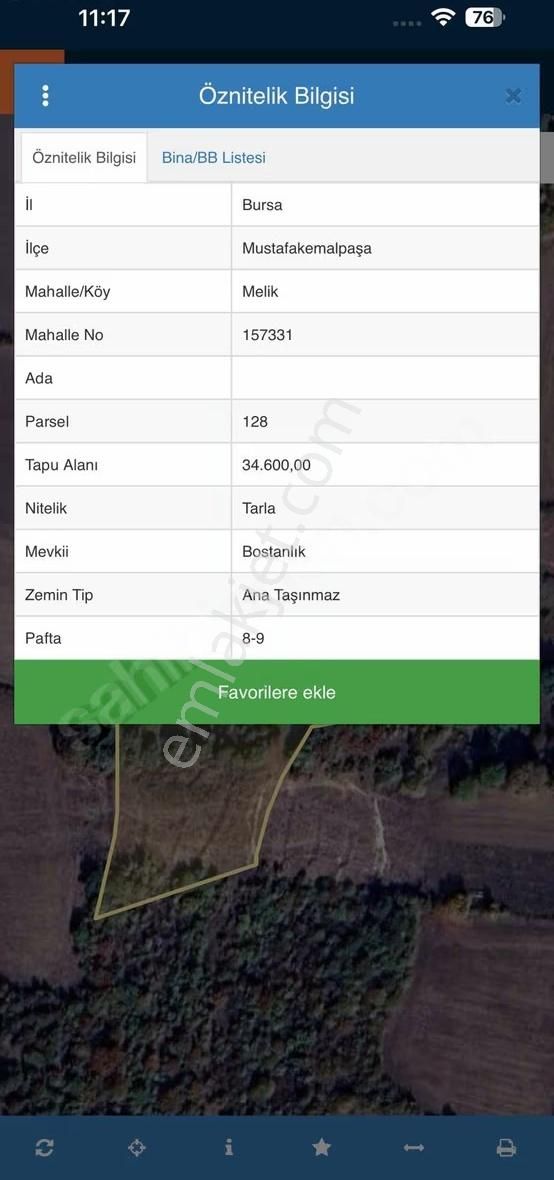 Asya Gayrimenkulden Kemalpaşa Melikte Satılık Arazi - Görsel 2