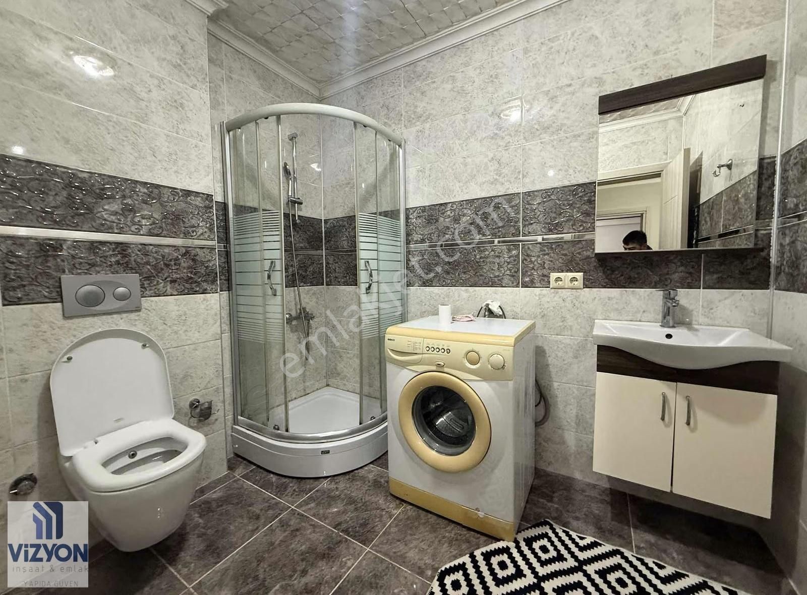 Hastane Yanı Havuzlu Giriş Kat 1+1 Kiralık Yazlık - Görsel 22