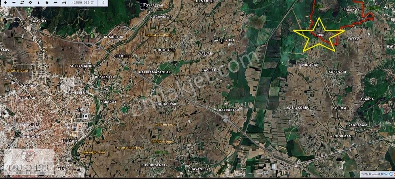 Hendek' Te Yola Cepheli, Düz Ve Verimli 2310 M2 Tarla - Görsel 3