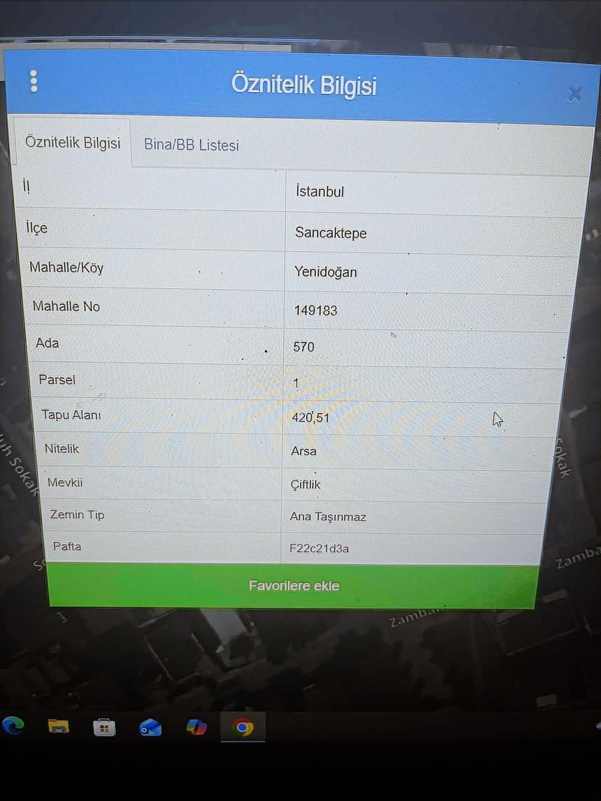Sancaktepe Aile Bınasına Uygun 6dairelık Arsa Takasa Uygun 208m - Görsel 6