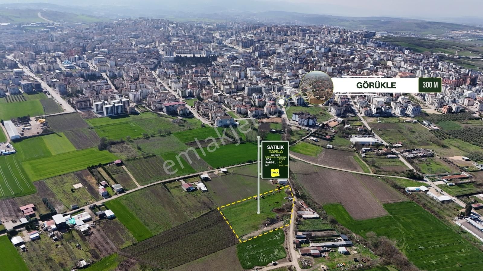 Expert'ten Görükle'de Satılık 1.618 M² Tarla - Görsel 6