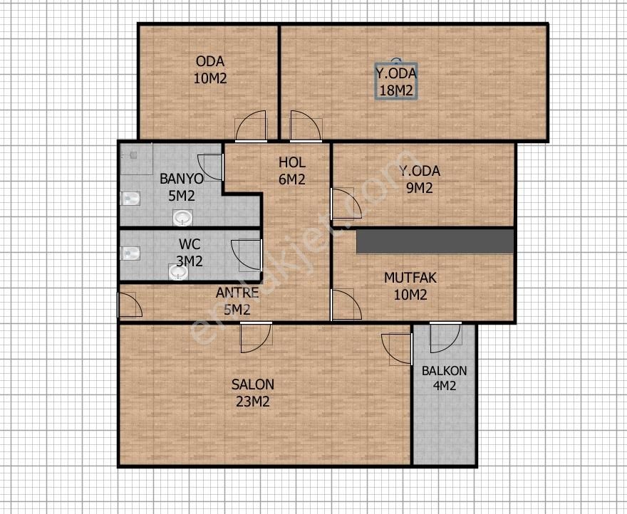 İlkadım İstasyon Mahallesi Satılık 3+1 Daire - Görsel 3