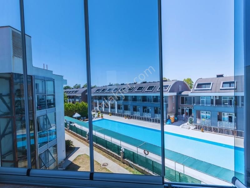 Belek Bankoğlu Sitesi'nde Havuzlu İngiliz Tasarım 3+1 Dubleks - Görsel 12