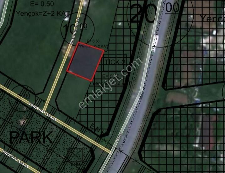 Taşoluk'da Kesintileri Yapılmış 1/2 165m² Satılık Arsa - Görsel 2