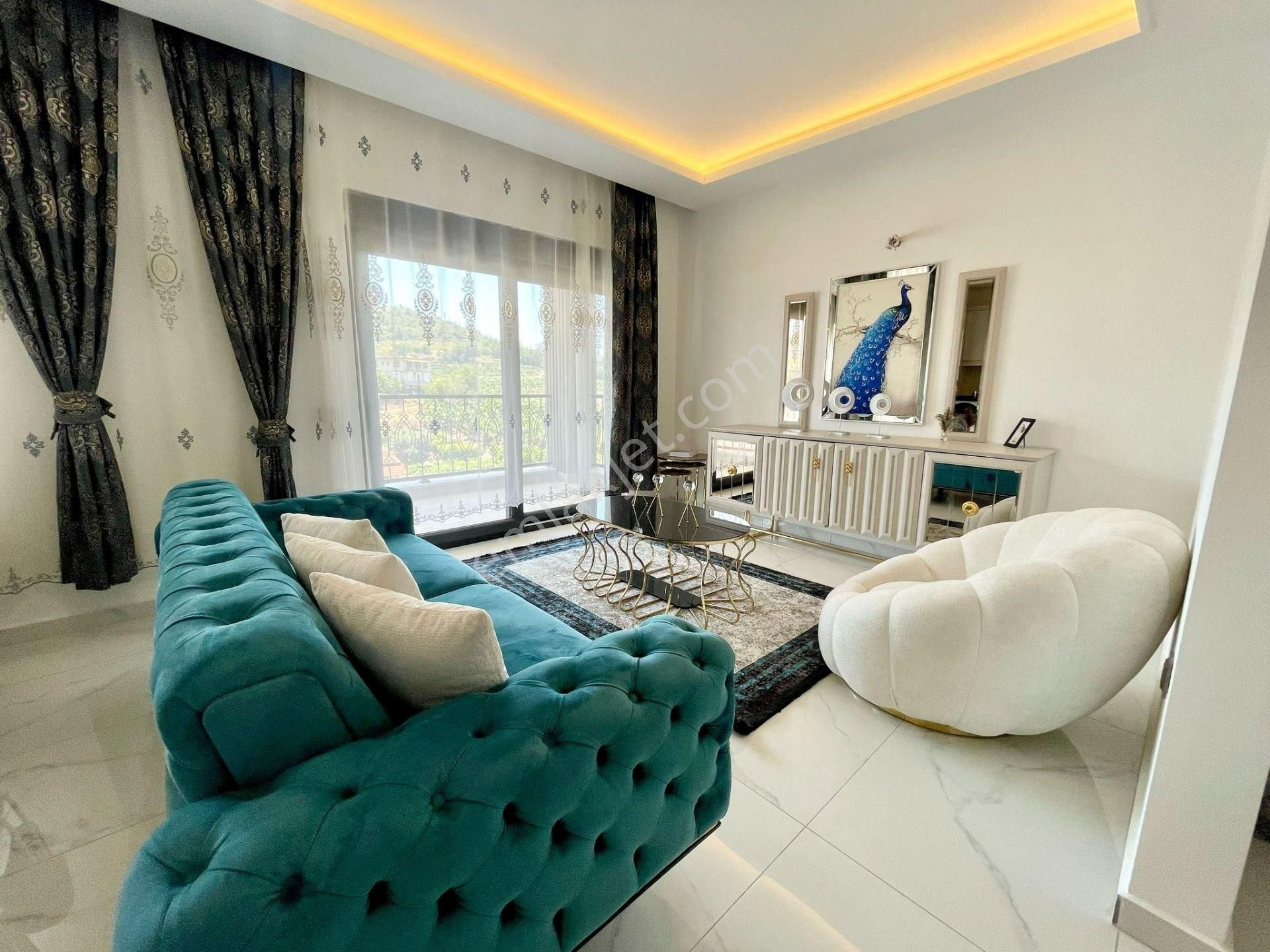 Alanya Kargıcak’ta Denize 500 M, Full Aktiviteli, Eşyalı 2+1 Dubleks