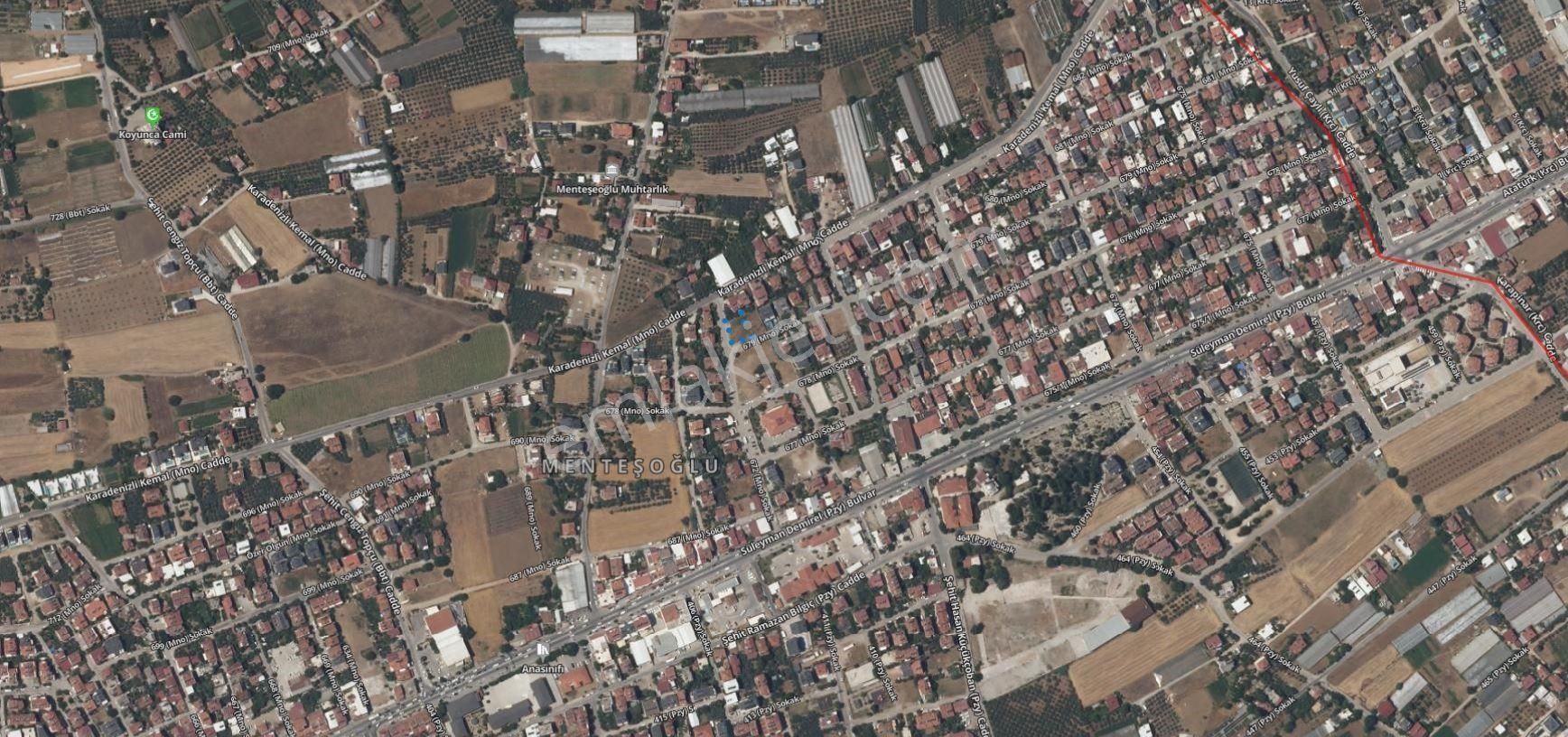 Goldhouse Dan Satılık Fethiye Tapu Müdürlüğü Yakını İmarlı Arsa - Görsel 6