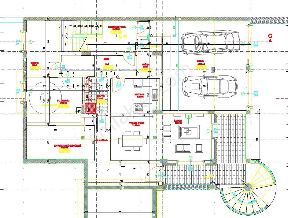 Yalıkavakta Marina Manzaralı Natamam Müstakil Villa | Tekce - Görsel 11