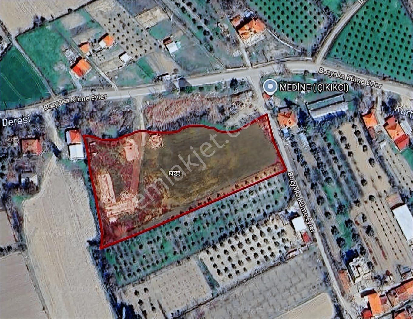 Asfalt Yola Sıfır Otobüs Duraklı Köşebaşı 9 Dönüm İmarlı Tarla - Görsel 4