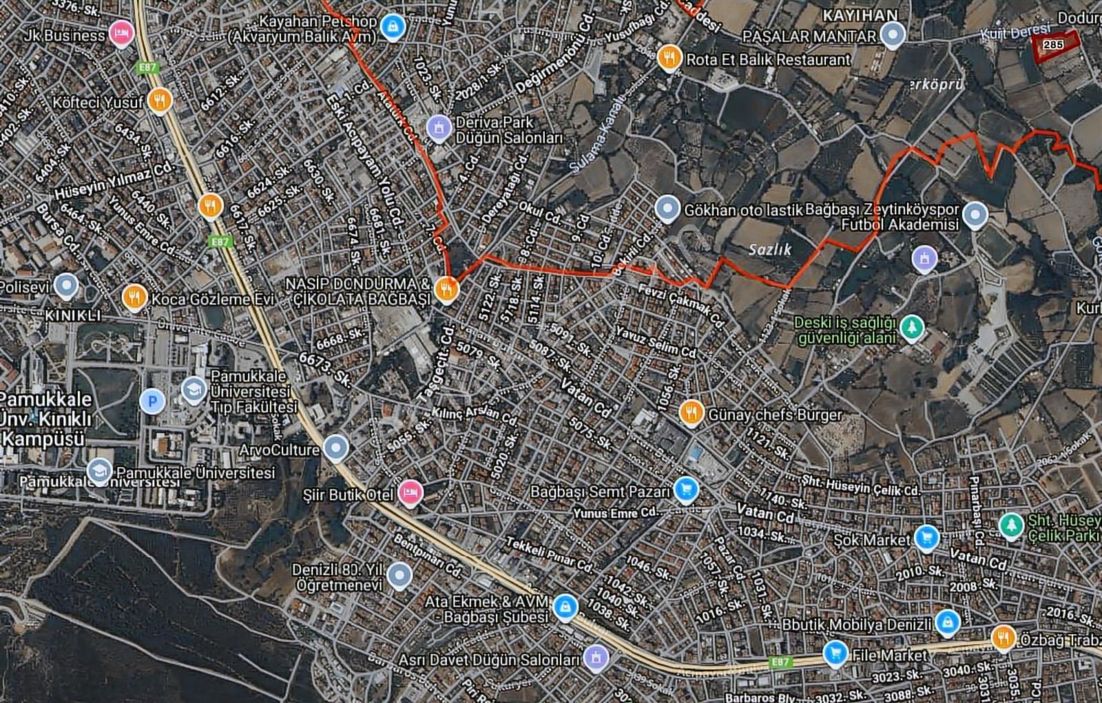Asfalt Yola Sıfır Otobüs Duraklı Köşebaşı 9 Dönüm İmarlı Tarla - Görsel 16