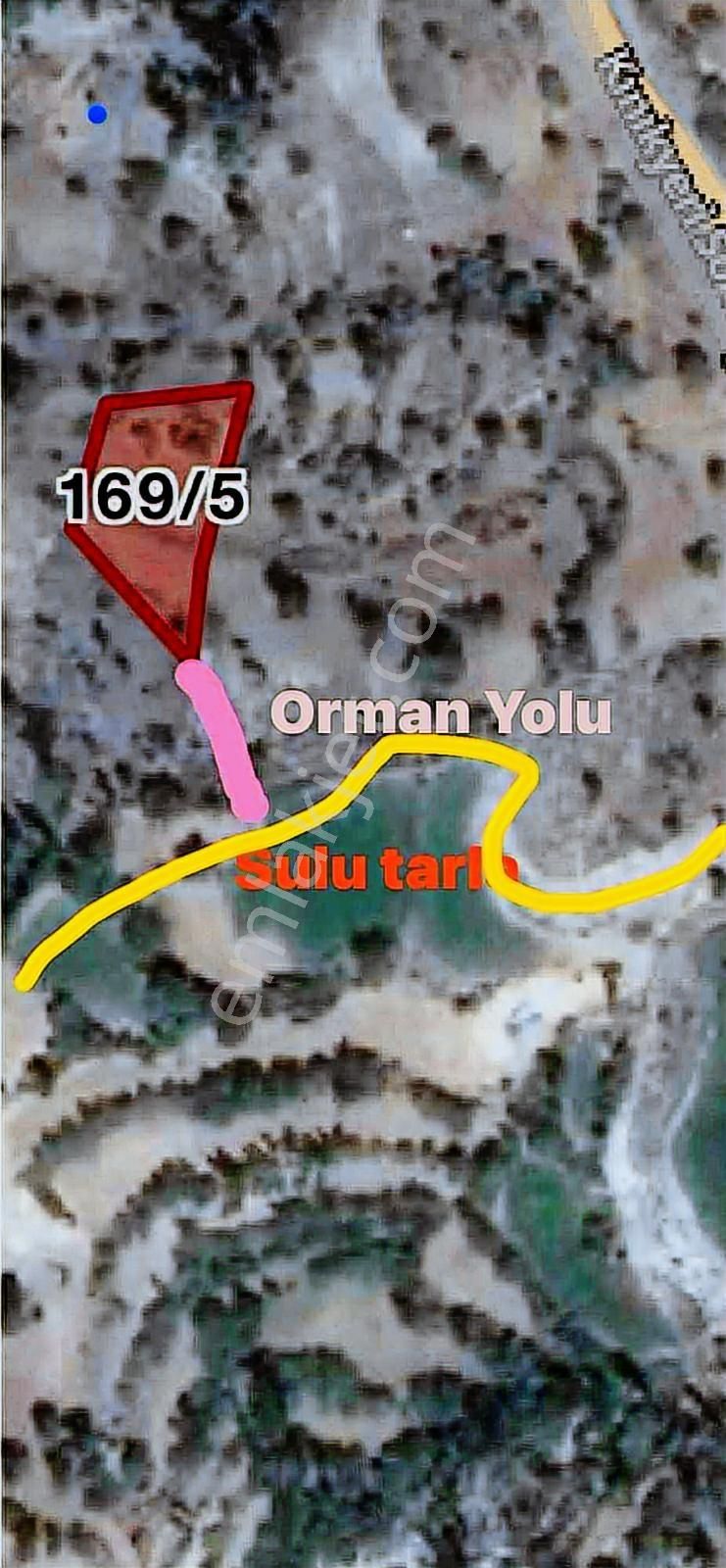 Fethiye'ye 63 Km Uzaklıkta Köy Yerleşim Sınırında 990 M2 Tarla - Görsel 12