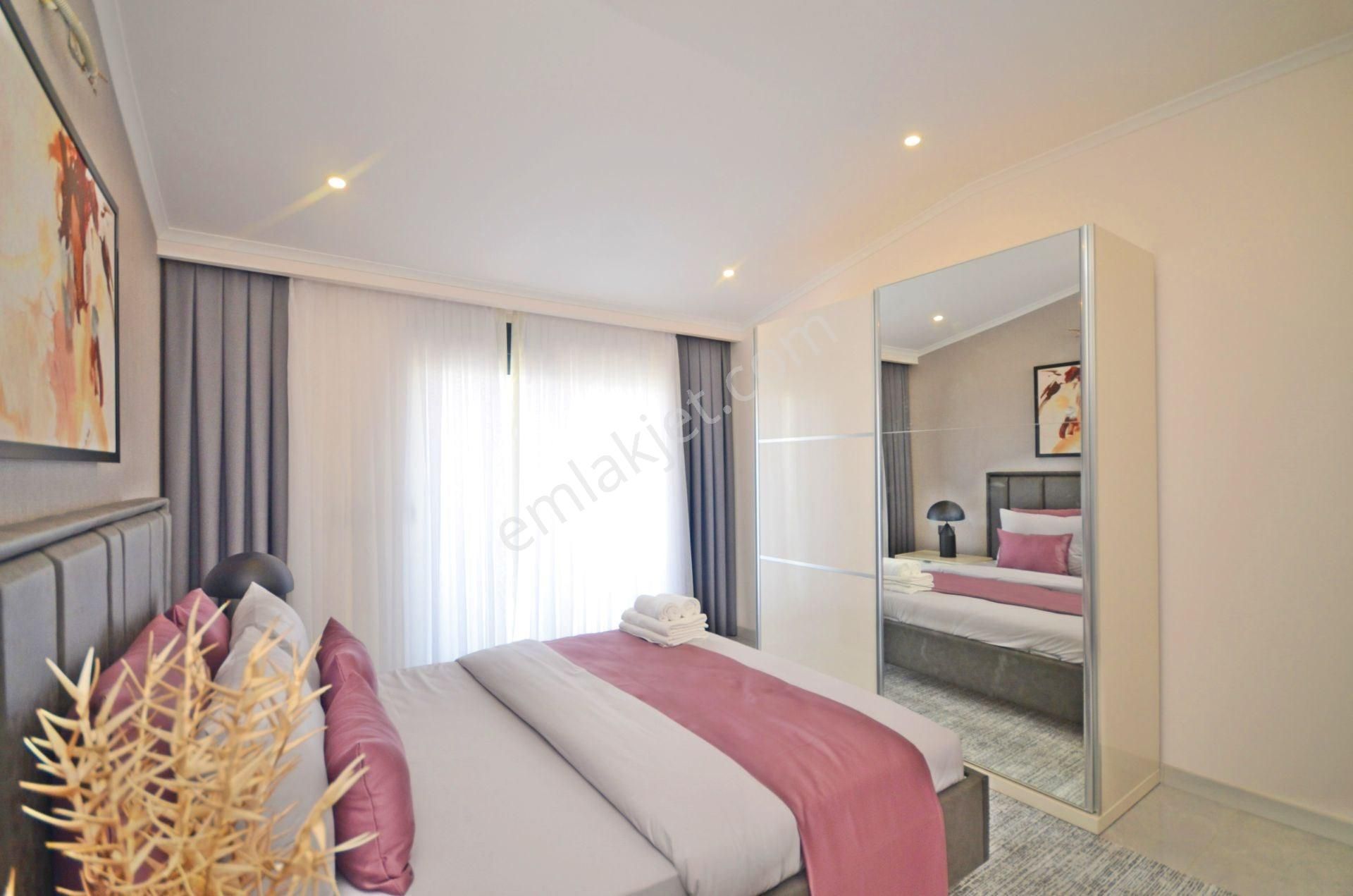 Alanya Oba’da Kale Manzaralı Full Eşyalı 2+1 Dubleks Daire - Görsel 11