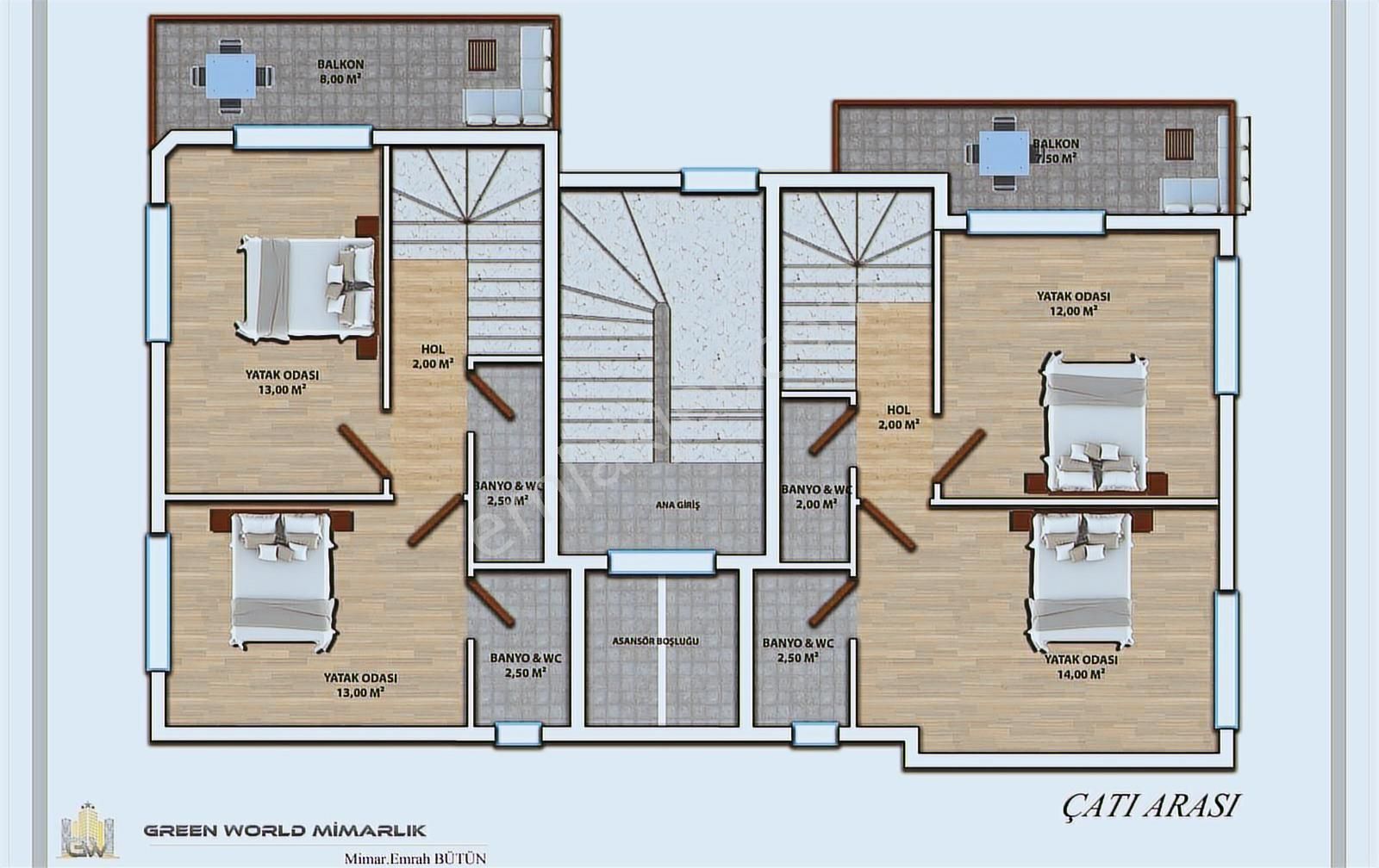 Ayb Gayrimenkulden Karamuar Mahallesinde Satılık 2+1 Daire - Görsel 7
