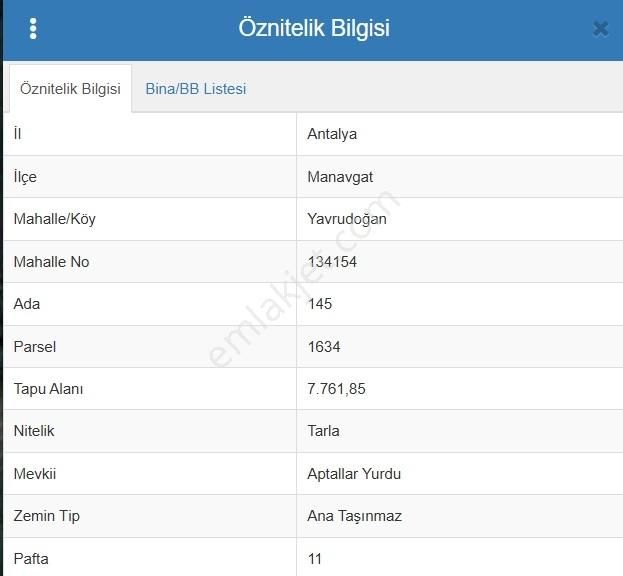 Manavgat Yavrudoğan Mahallesi Satılık Tek Tapu 9600 M2 Tarla - Görsel 3