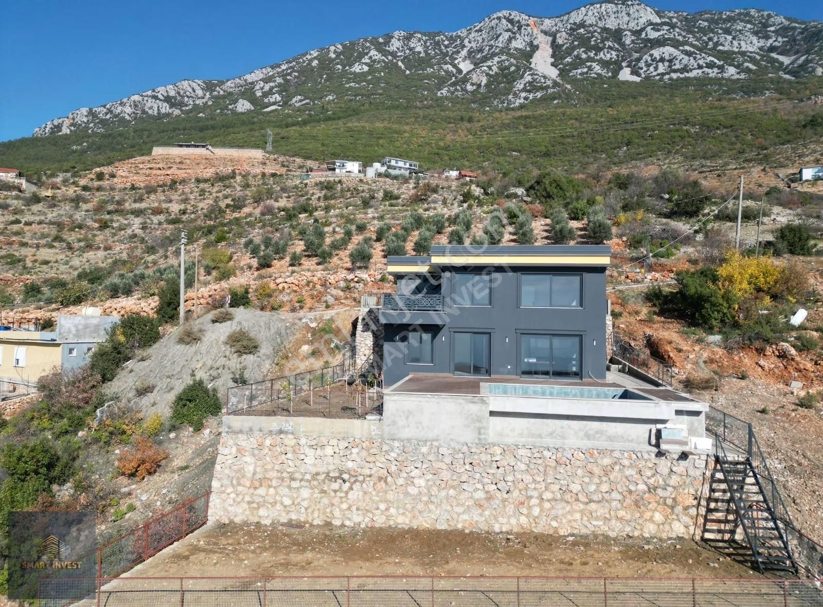 Satılık 3+1 Ayrı Mutfaklı, Deniz Manzarlı, Müstakil Villa - Görsel 34