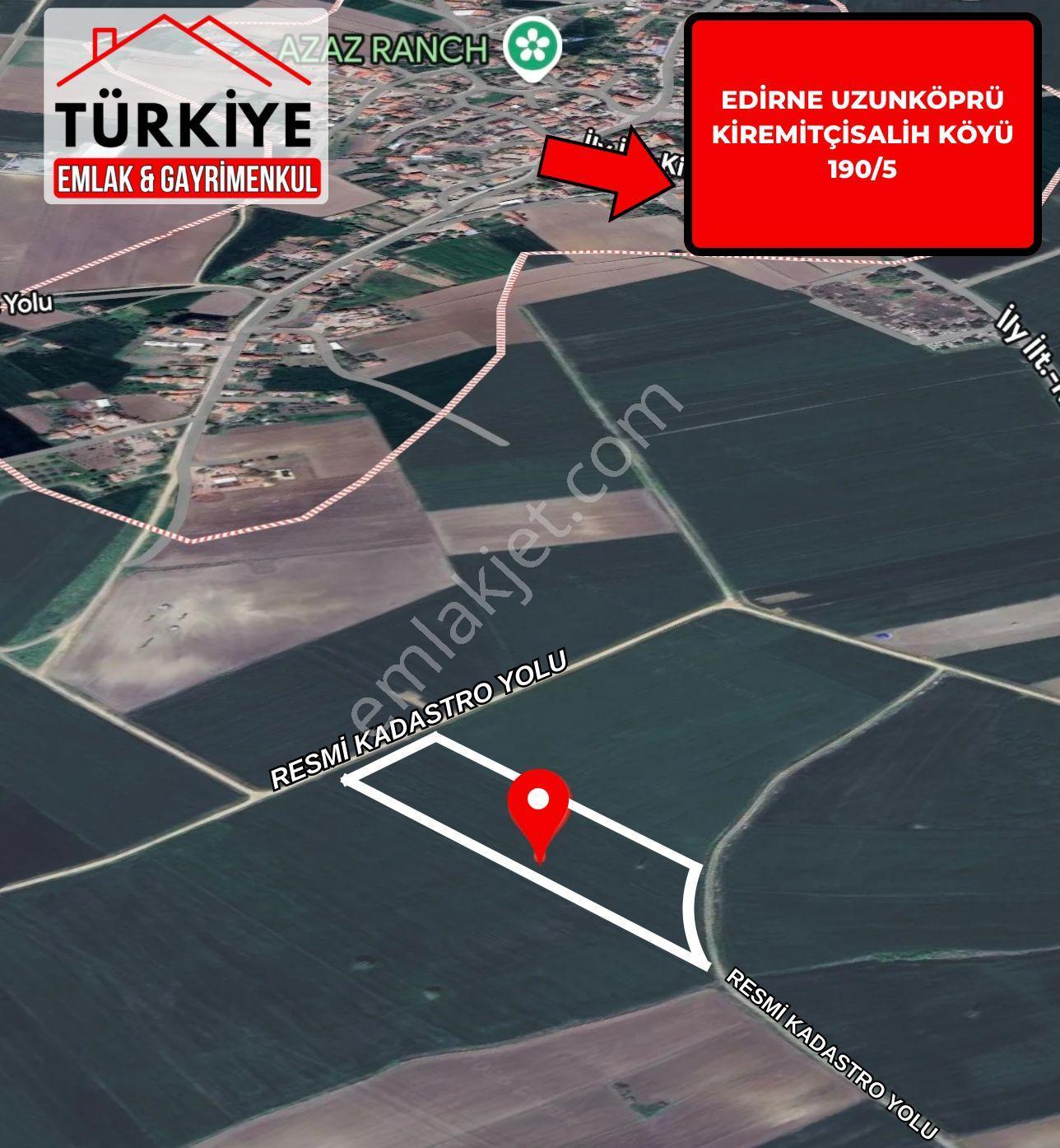 Edirne Uzunköprü Kiremitçisalih 1021m2 Yatırımlık Kupon Arsa - Görsel 2