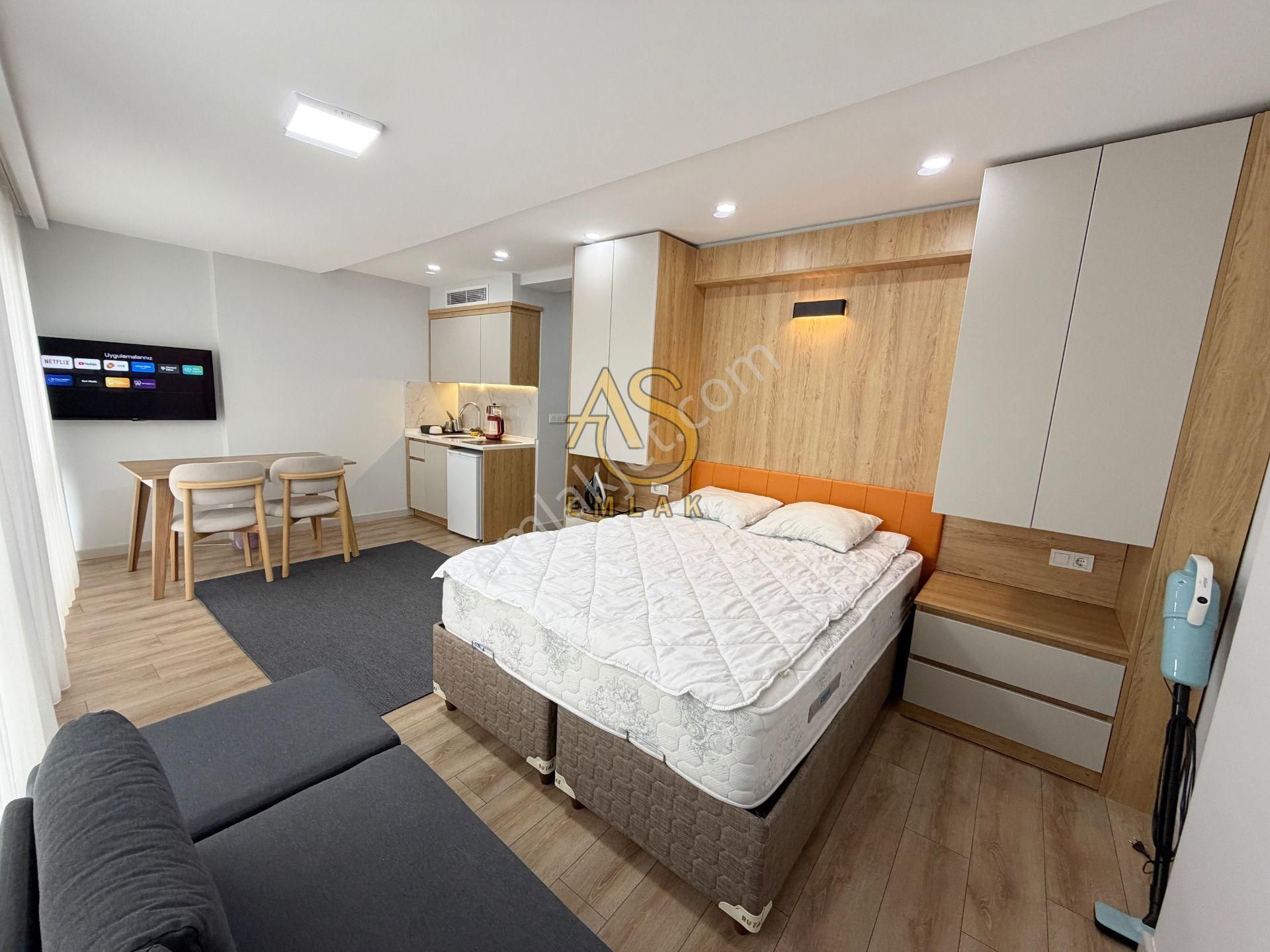 As Emlak'tan 1+0 Tam Merkezde Full Eşyalı Yeni Binada Lüx Stüdyo - Görsel 18