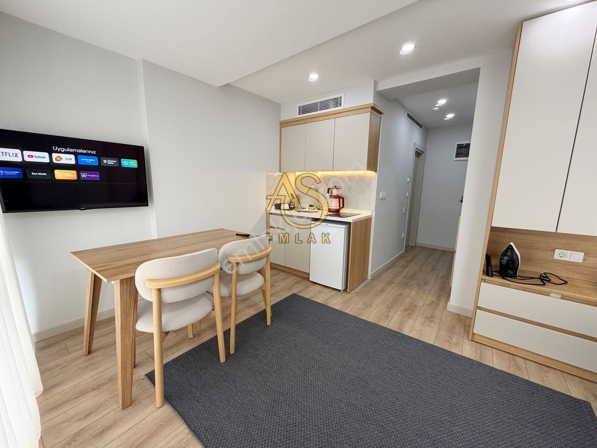 As Emlak'tan 1+0 Tam Merkezde Full Eşyalı Yeni Binada Lüx Stüdyo - Görsel 16