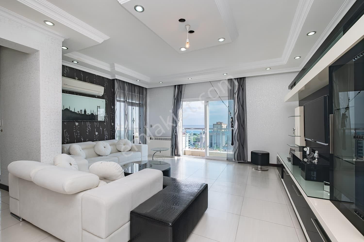 Lara Çağlayanda Deniz Manzaralı 5+1 Dubleks Daire | Tekce - Görsel 28