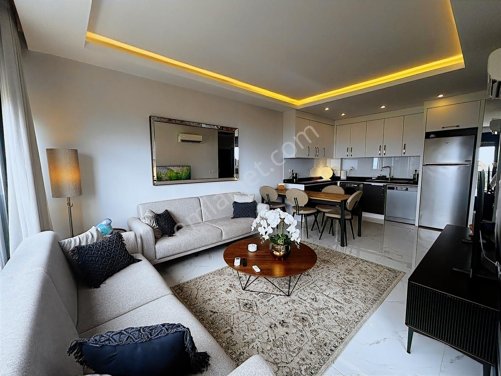 Satılık 1+1 Eşyalı Daire Deniz Manzaralı Cıty Renata - Görsel 20