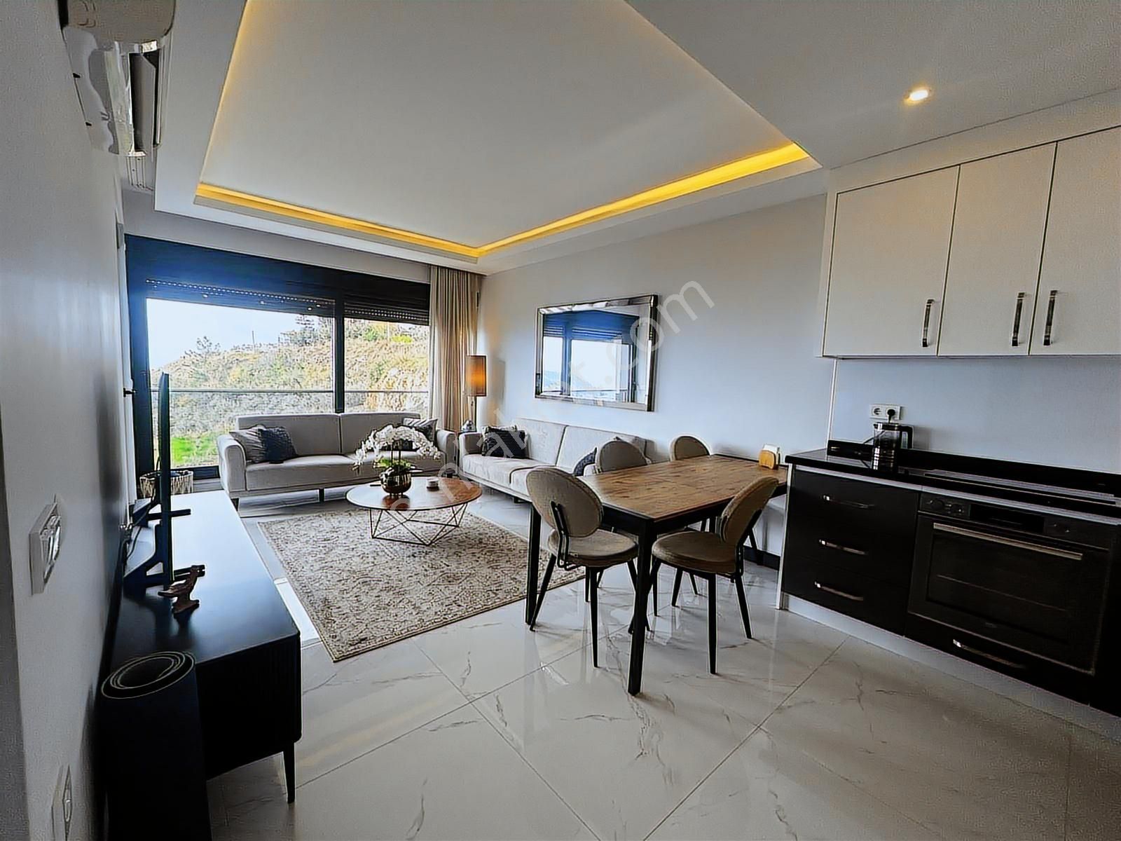 Satılık 1+1 Eşyalı Daire Deniz Manzaralı Cıty Renata - Görsel 10