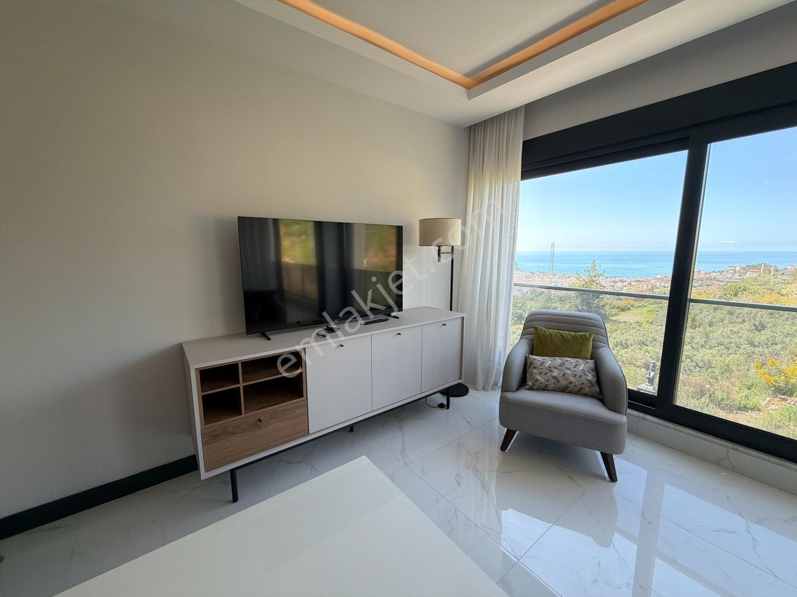 Satılık 1+1 Eşyalı Daire Deniz Manzaralı Cıty Renata - Görsel 9