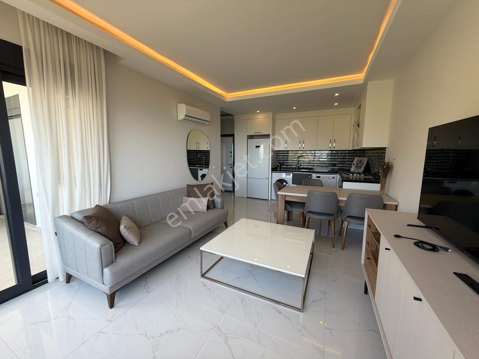 Satılık 1+1 Eşyalı Daire Deniz Manzaralı Cıty Renata - Görsel 18
