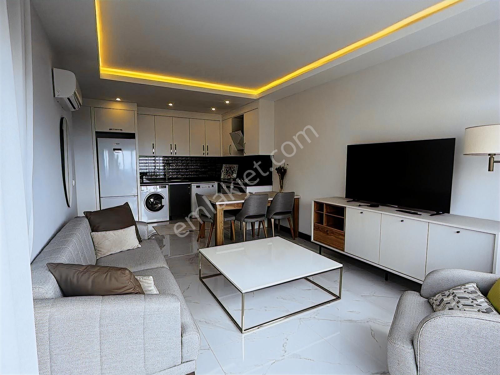 Satılık 1+1 Eşyalı Daire Deniz Manzaralı Cıty Renata - Görsel 9