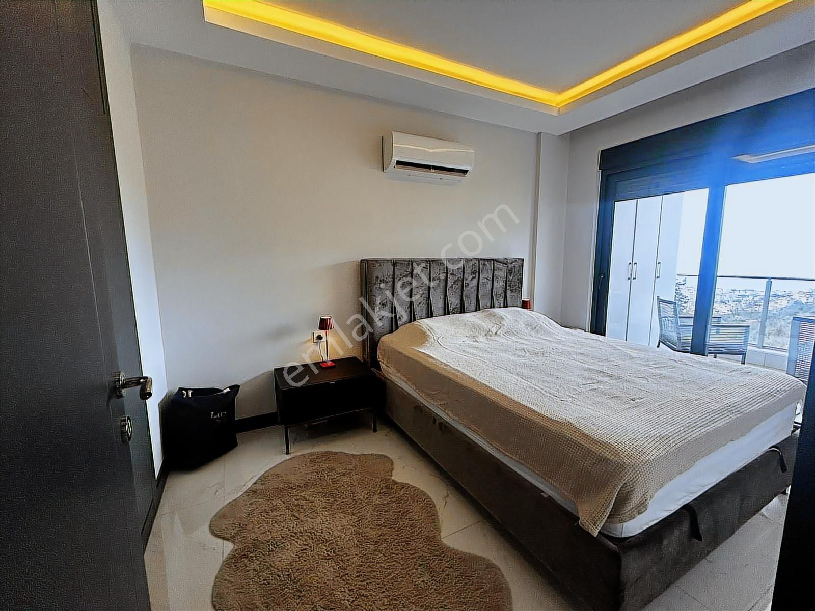 Satılık 1+1 Eşyalı Daire Deniz Manzaralı Cıty Renata - Görsel 13