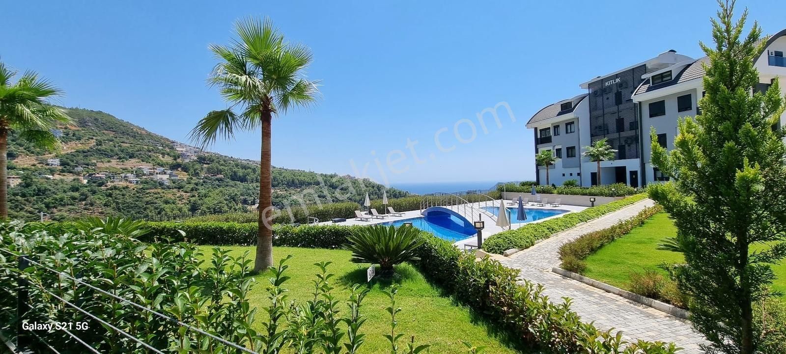 Satılık 1+1 Eşyalı Daire Deniz Manzaralı Cıty Renata