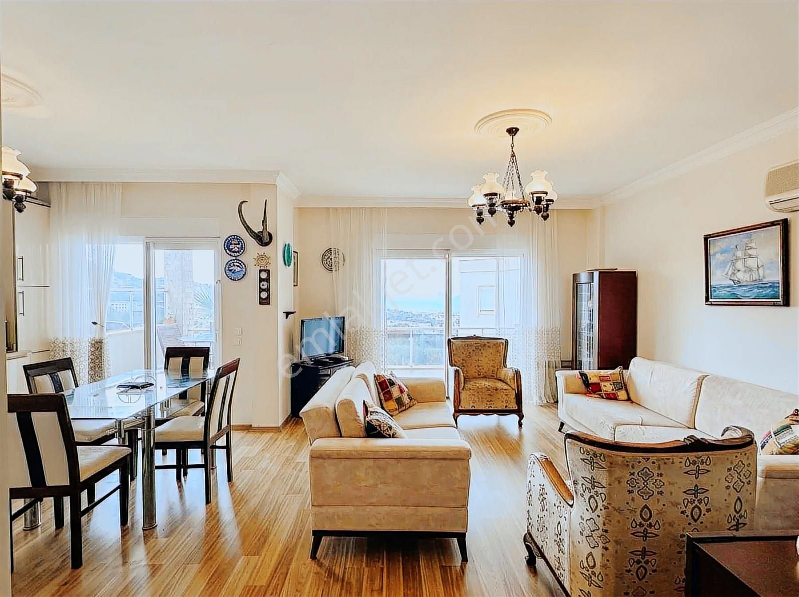 Turgutreis Golden Panaroma Sitesi 3+1 Ara Kat Eşyalı Kiralık - Görsel 13