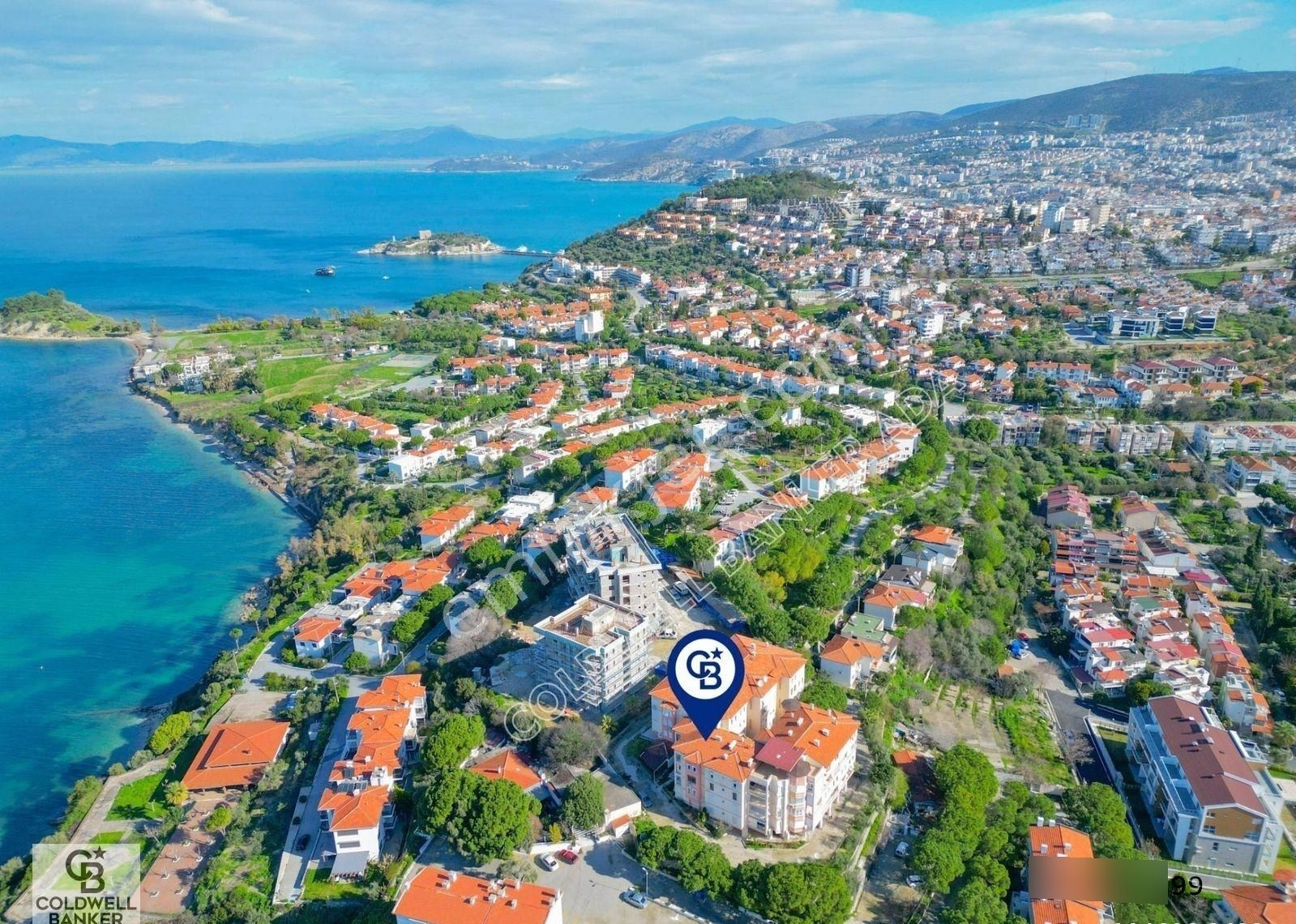 Kuşadası Kadınlar Denizi’nde Deniz Manzaralı 2+1 Kiralık Daire