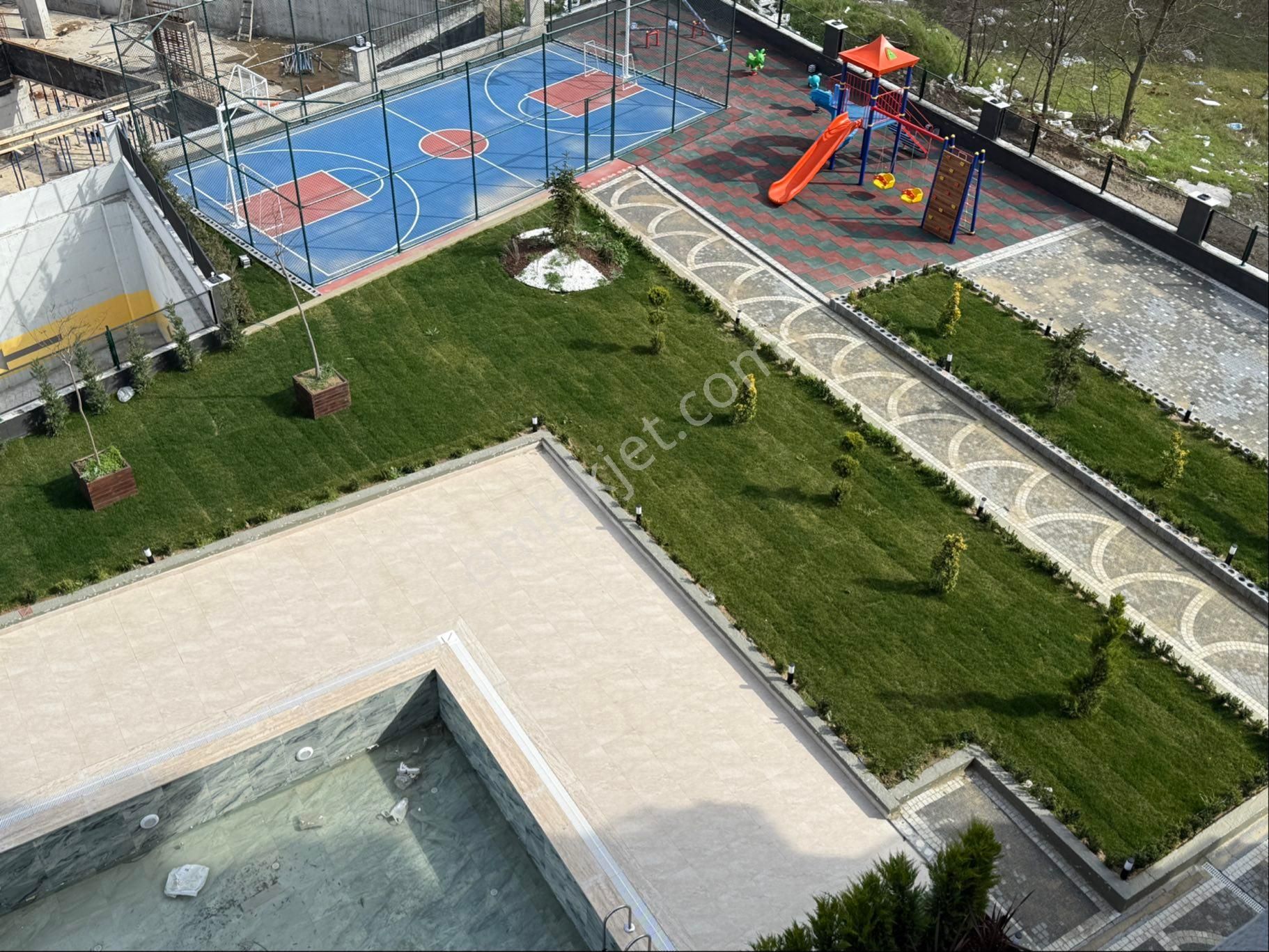 Çerkezköy Starbucks Arkası Sitede 2+0 Amerikan Mutfaklı Daire - Görsel 2