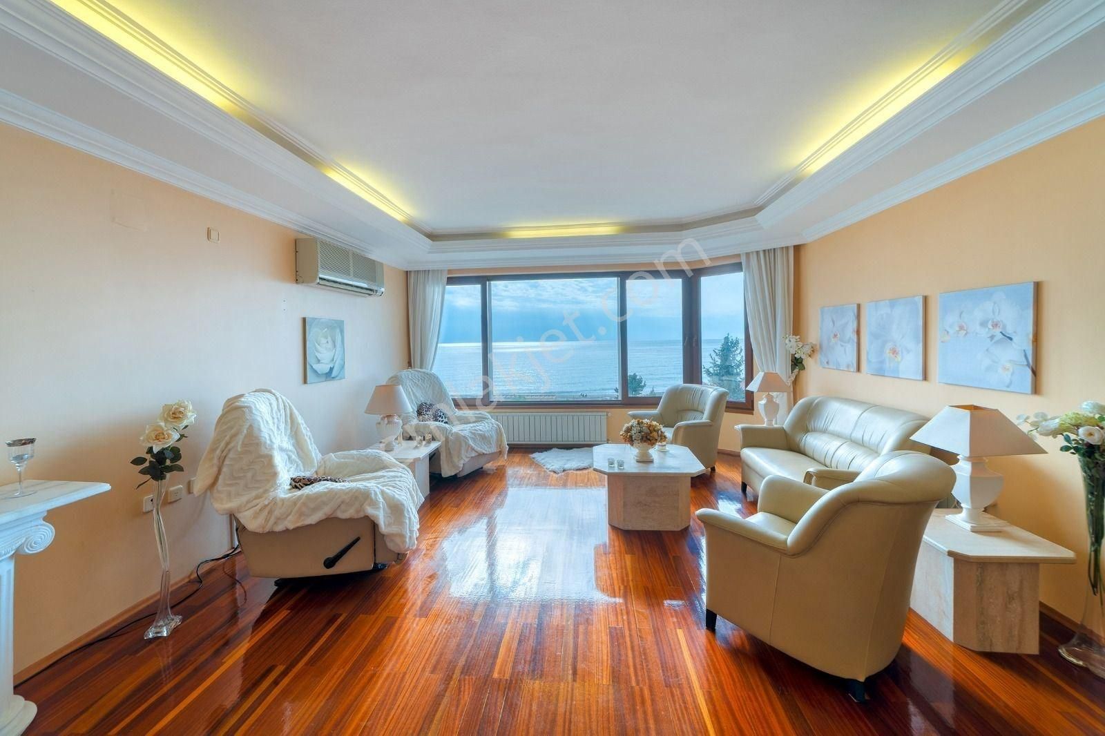 Alanya Oba'da Denize Sıfır Muhteşem Deniz Ve Kale Manzaralı Daire - Görsel 8