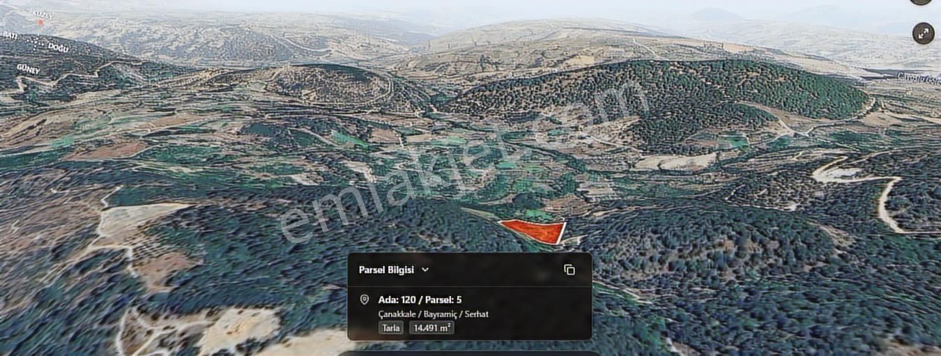 Eu Gayrimenkulden Çanakkale Bayramiç'te Satılık Kiraz Bahçesi - Görsel 4