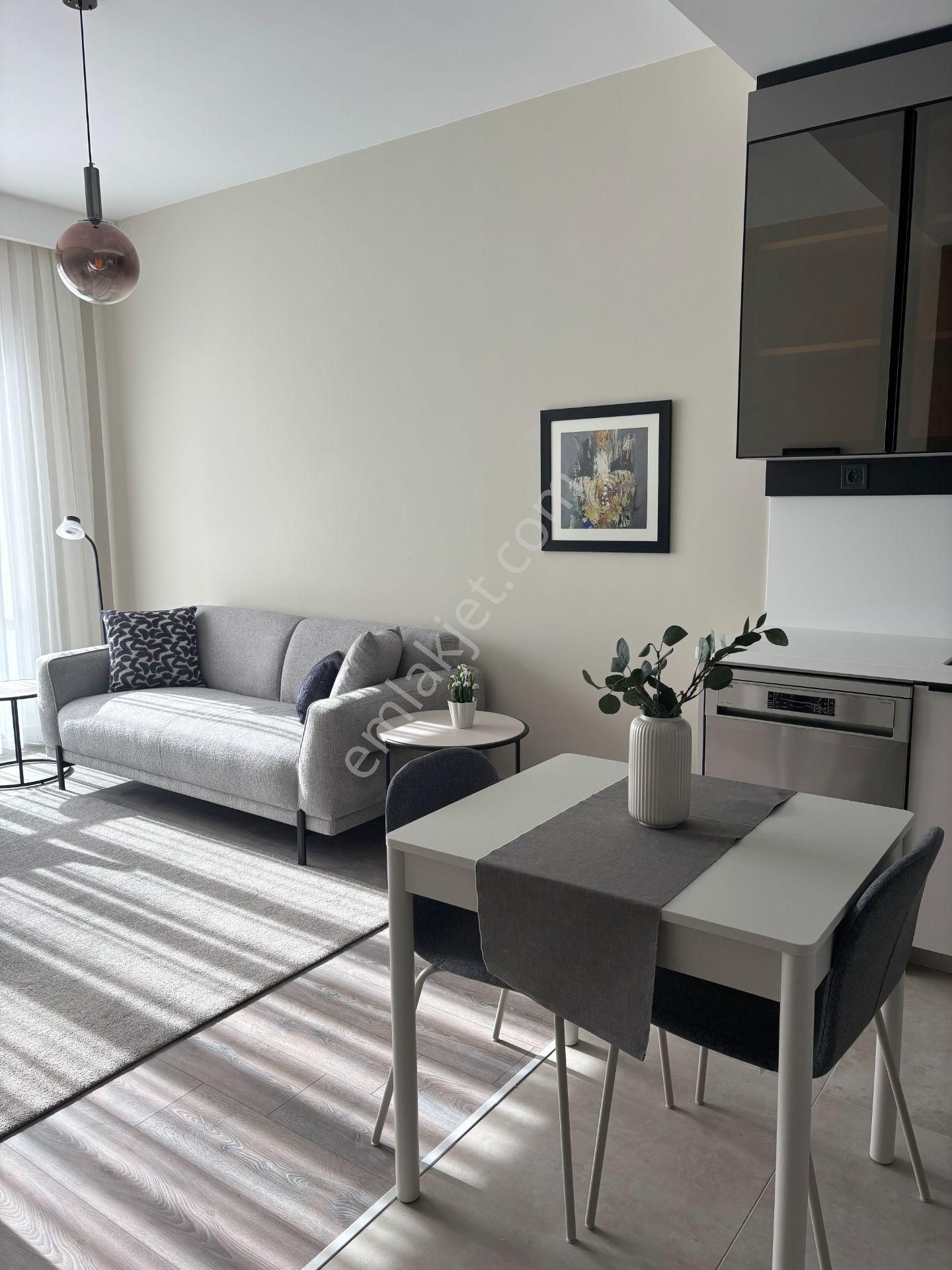 Bordo Yaşam'da Zarif, Özenle Döşenmiş 1+1 | Eşyalı | Kiralık - Görsel 4