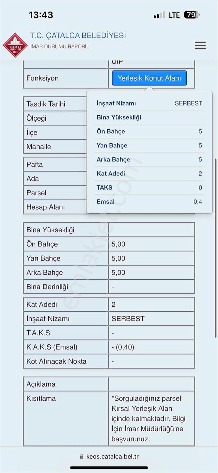 Dakik Emlaktan Kestanelik Mah 908m² Arsa İçinde 80m² Müstakil Ev - Görsel 7