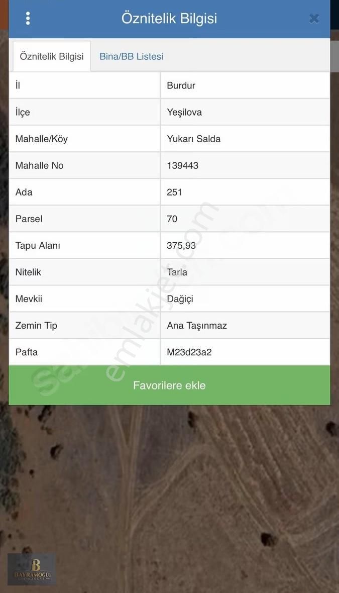 Salda Gölüne Komşu 2 Tapu Tek Fiyat - Görsel 2