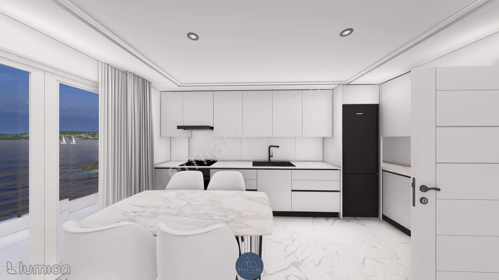 Sahibinden Satılık 1+1 Deniz Manzaralı Daire - Görsel 4