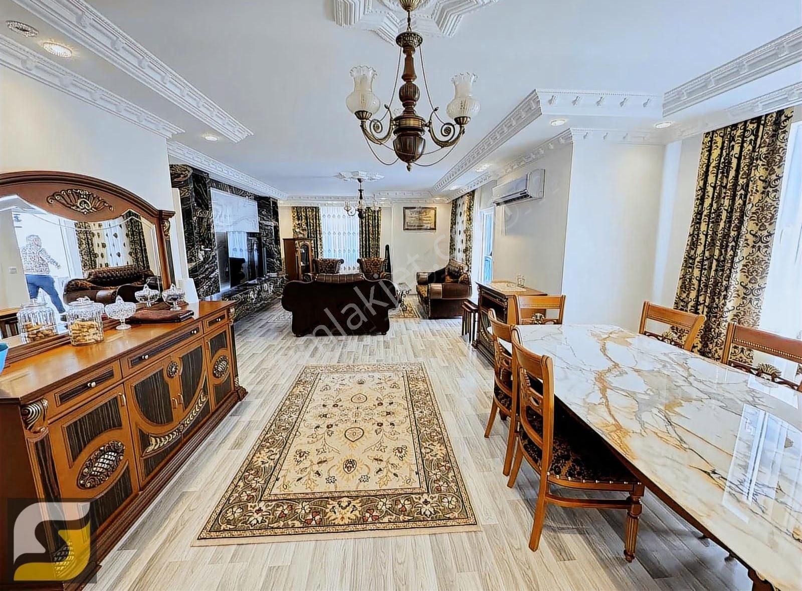 Mahmutlarda Satılık 4+2 Satılık Ayrı Mutfak Full Eşyalı Daire - Görsel 35