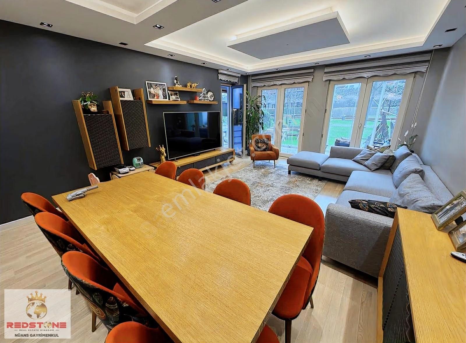 Bosphorus City 3+1 Tadilatlı Kiralık Bahçe Katı - Görsel 4