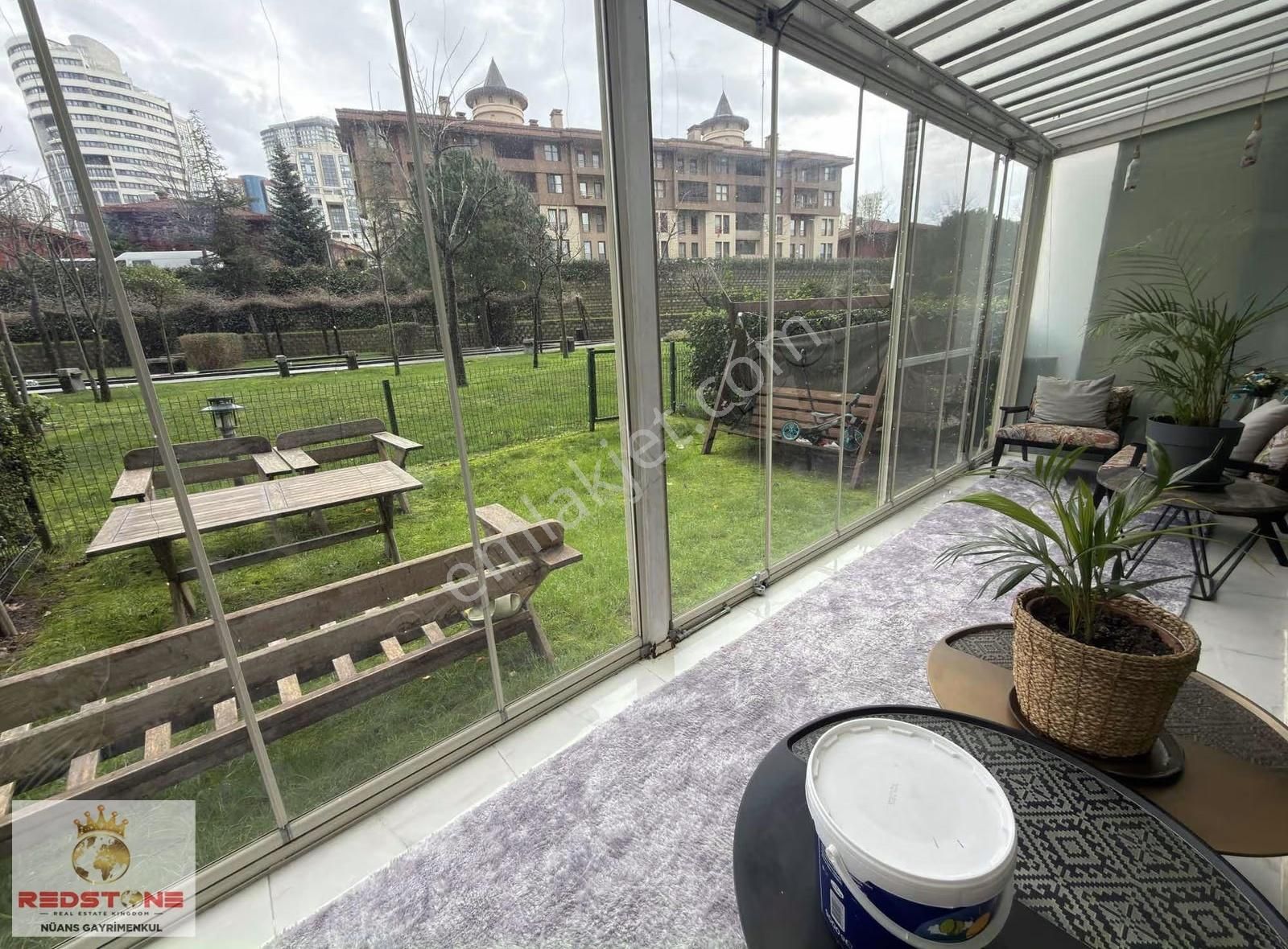 Bosphorus City 3+1 Tadilatlı Kiralık Bahçe Katı - Görsel 22