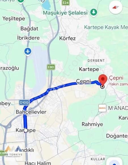 Kartepe Çepni'de Satılık Arsa+tek Katlı 2+1 Evli. - Görsel 8