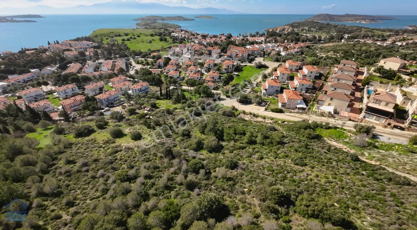 Eski Foça Merkezde Satılık Tarla Deniz Manzaralı, Yola Cepheli - Görsel 17