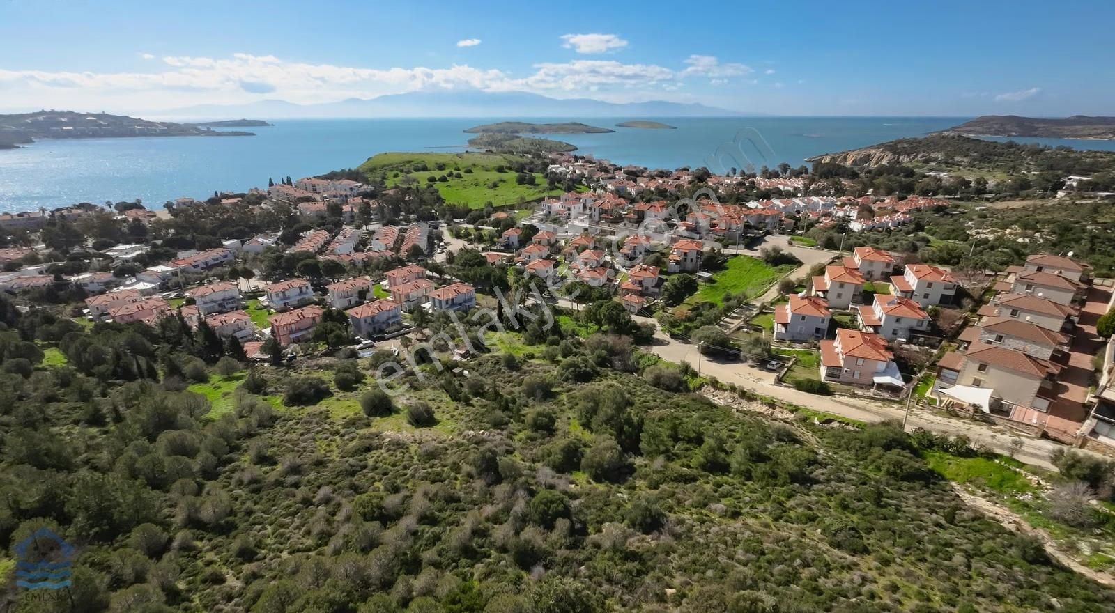 Eski Foça Merkezde Satılık Tarla Deniz Manzaralı, Yola Cepheli - Görsel 7